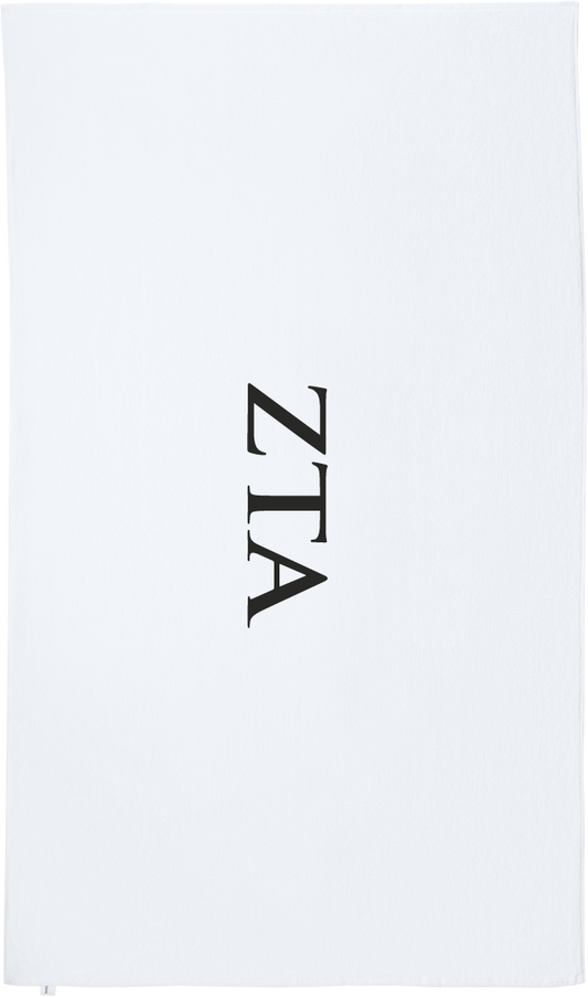 Zeta Tau Alpha Lettered Beach Towels
