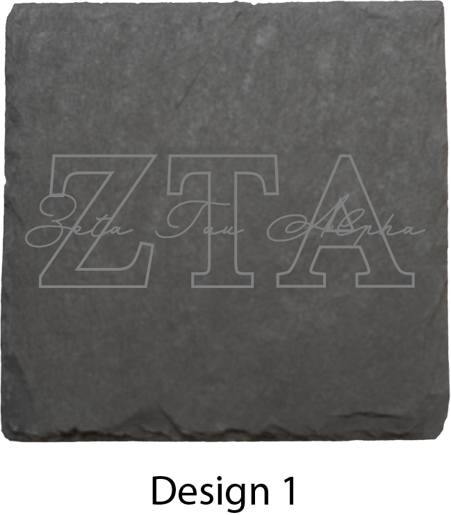 Zeta Tau Alpha Stone Coasters - 4-Pack