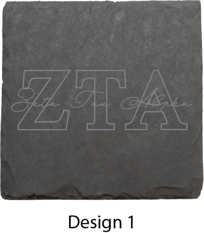 Zeta Tau Alpha Stone Coasters - 4-Pack