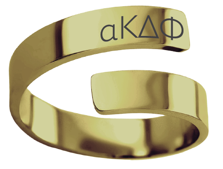 alpha Kappa Delta Phi Lettered Rings