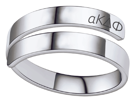 alpha Kappa Delta Phi Lettered Rings