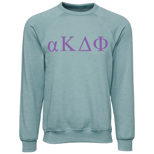 alpha Kappa Delta Phi Lettered Crewneck Sweatshirts