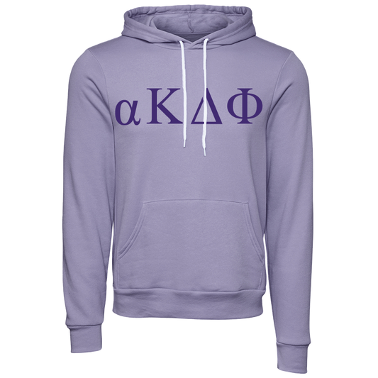 alpha Kappa Delta Phi Lettered Hooded Sweatshirts