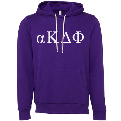 alpha Kappa Delta Phi Lettered Hooded Sweatshirts