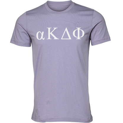 alpha Kappa Delta Phi Lettered Short Sleeve T-Shirts