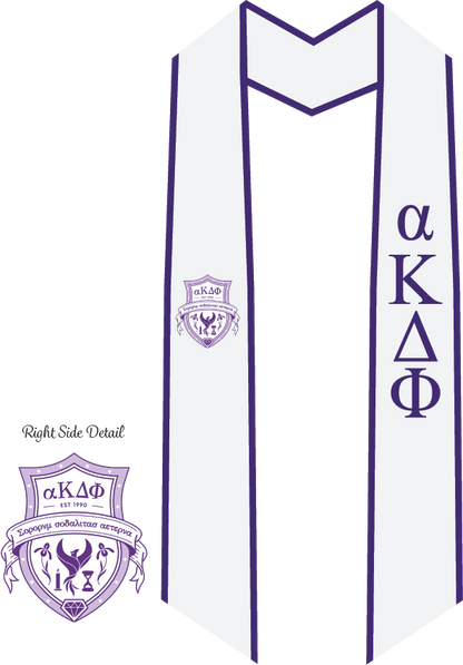 alpha Kappa Delta Phi Graduation Stoles