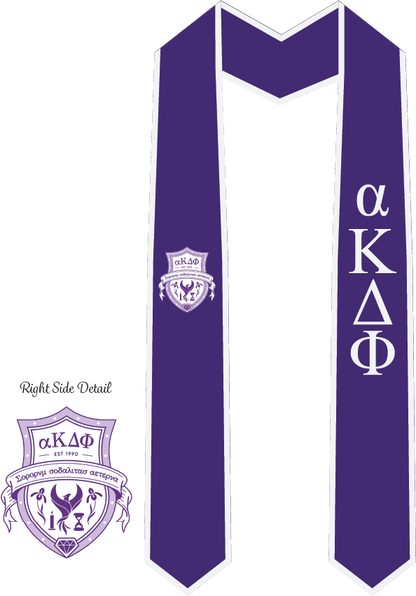 alpha Kappa Delta Phi Graduation Stoles