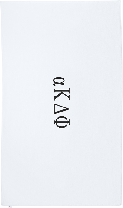 alpha Kappa Delta Phi Lettered Beach Towels