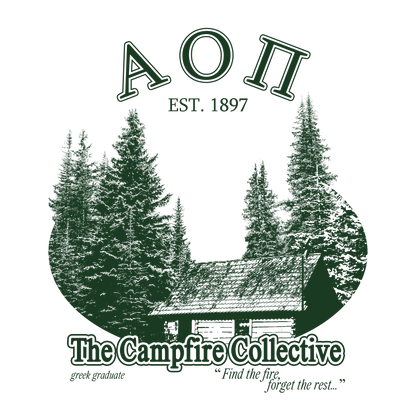 Alpha Omicron Pi Forest Graphic T-Shirt