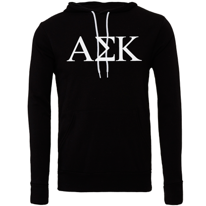 Alpha Sigma Kappa Lettered Hooded Sweatshirts