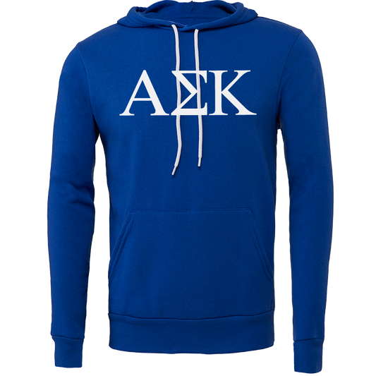 Alpha Sigma Kappa Lettered Hooded Sweatshirts