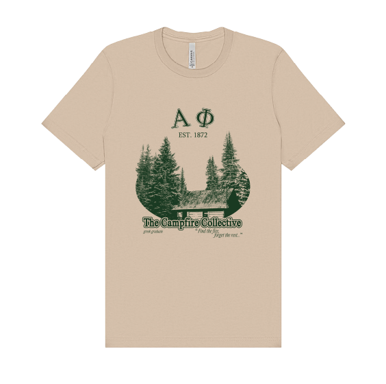 Alpha Phi Forest Graphic T-Shirt