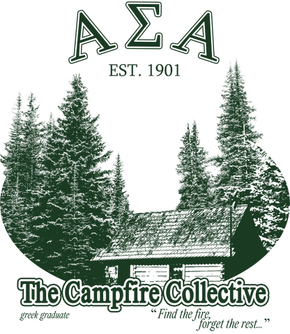 Alpha Sigma Alpha Forest Graphic T-Shirt