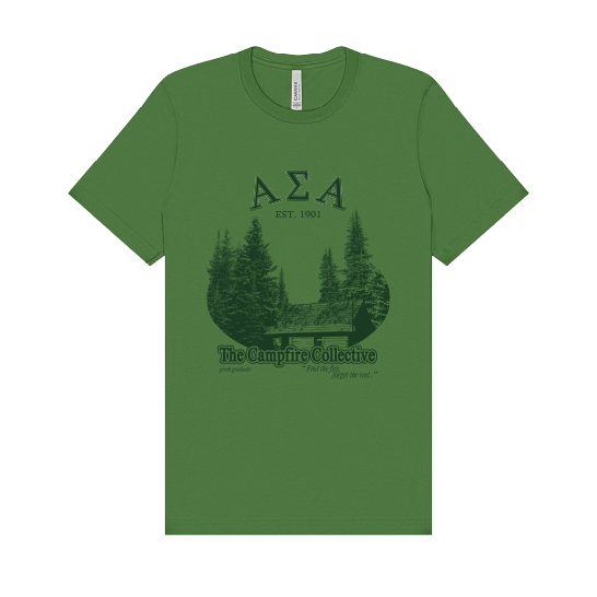 Alpha Sigma Alpha Forest Graphic T-Shirt