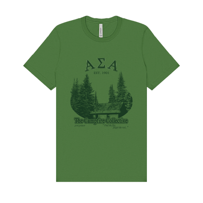 Alpha Sigma Alpha Forest Graphic T-Shirt