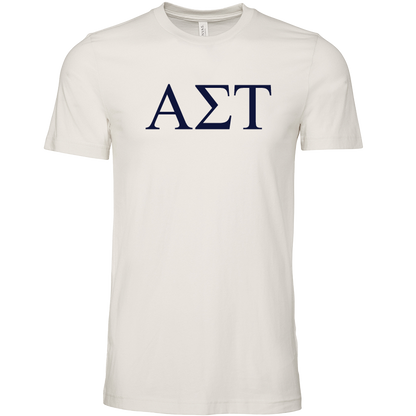 Alpha Sigma Tau Lettered Short Sleeve T-Shirts