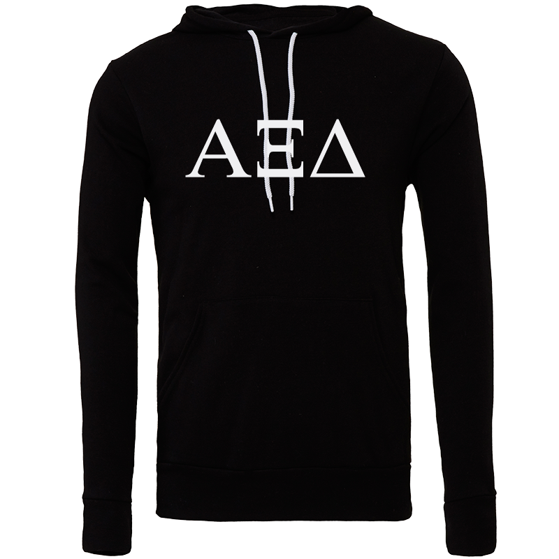 Alpha Xi Delta Lettered Hooded Sweatshirts