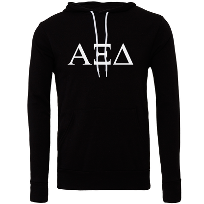 Alpha Xi Delta Lettered Hooded Sweatshirts