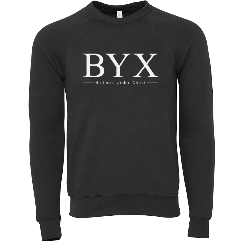 Beta Upsilon Chi Lettered Crewneck Sweatshirts