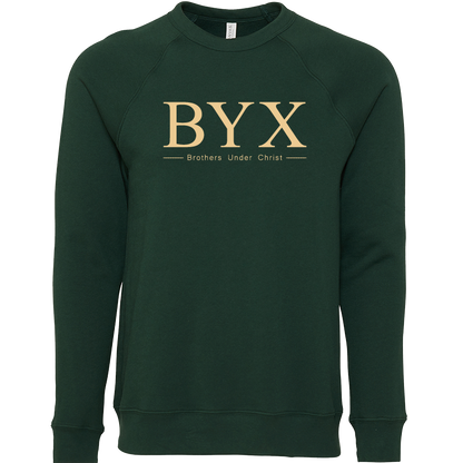 Beta Upsilon Chi Lettered Crewneck Sweatshirts