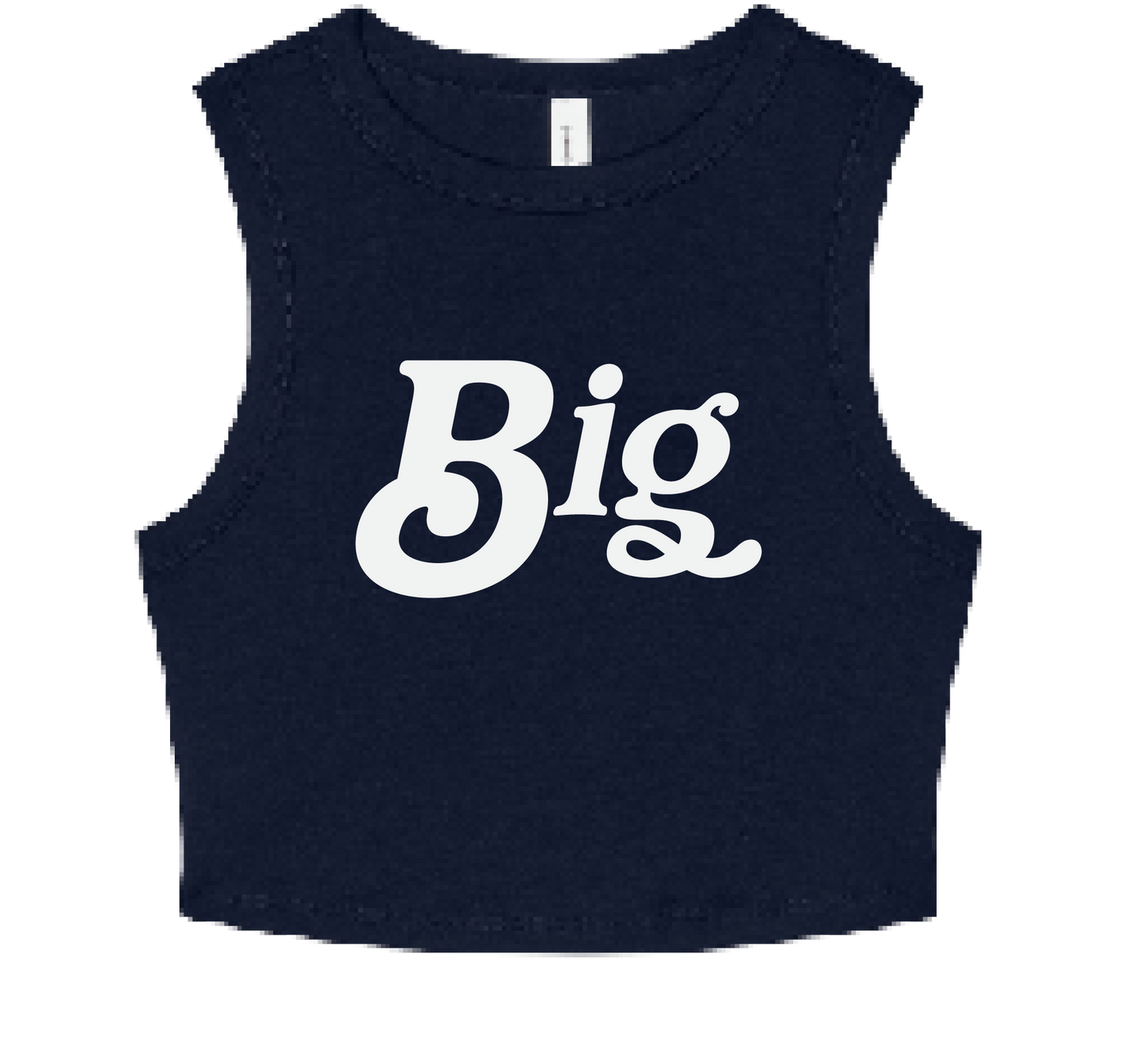 Big/Little Spangled Cropped Tank Tops