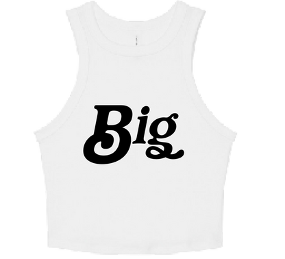 Big/Little Spangled Cropped Tank Tops