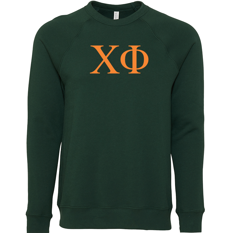 Chi Phi Lettered Crewneck Sweatshirts