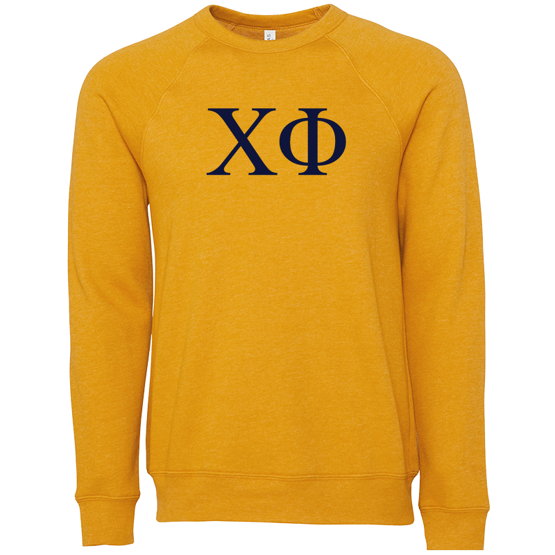 Chi Phi Lettered Crewneck Sweatshirts