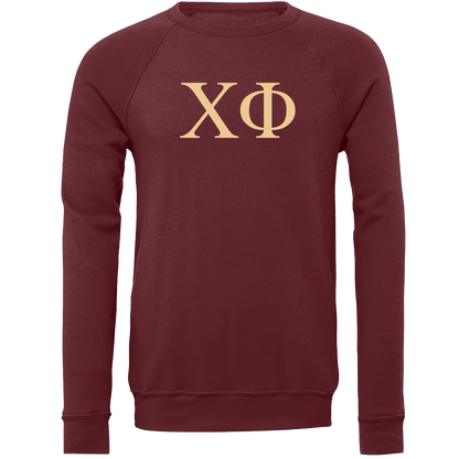 Chi Phi Lettered Crewneck Sweatshirts