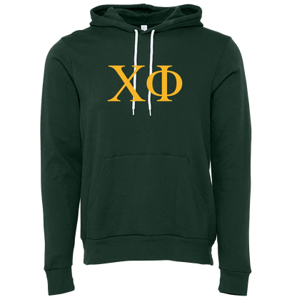 Chi Phi Lettered Hooded Sweatshirts