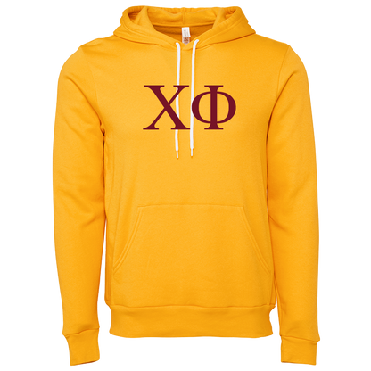 Chi Phi Lettered Hooded Sweatshirts