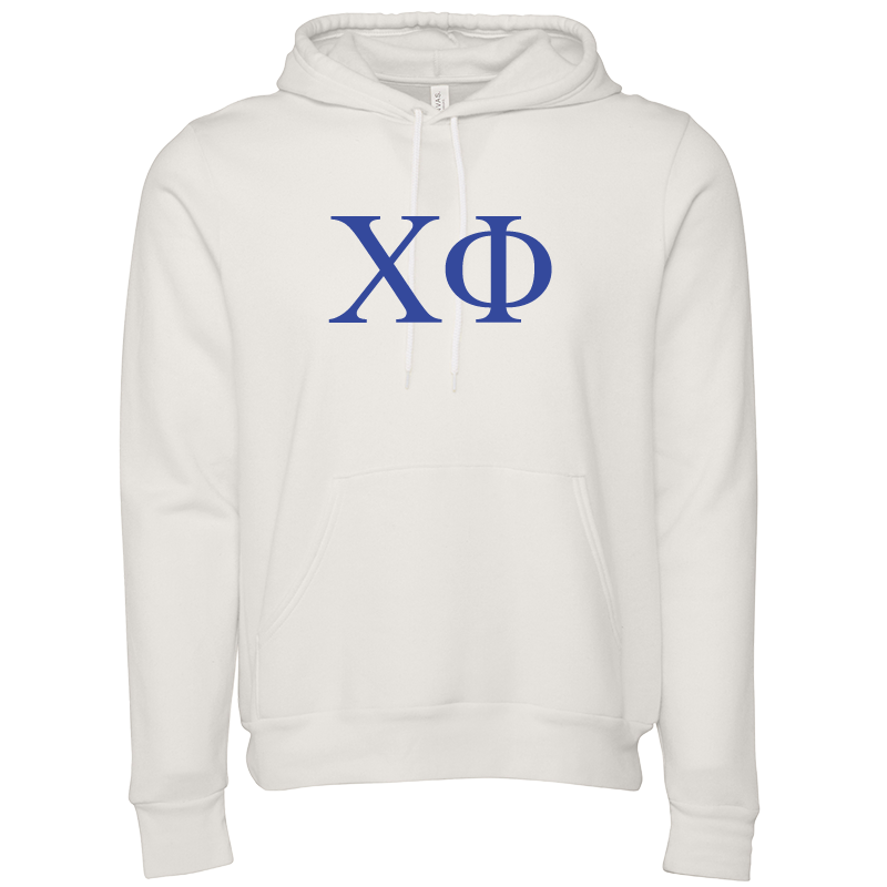 Chi Phi Lettered Hooded Sweatshirts