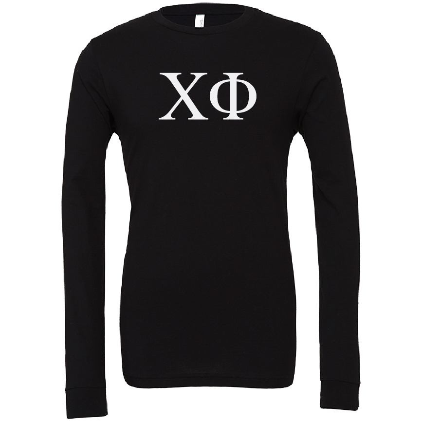 Chi Phi Lettered Long Sleeve T-Shirts