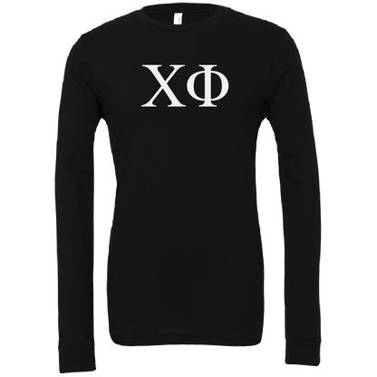 Chi Phi Lettered Long Sleeve T-Shirts