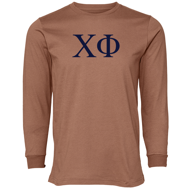 Chi Phi Lettered Long Sleeve T-Shirts