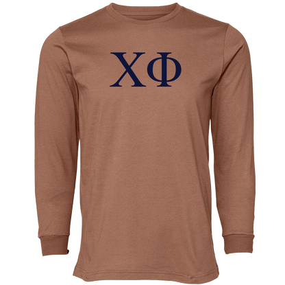 Chi Phi Lettered Long Sleeve T-Shirts