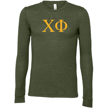 Chi Phi Lettered Long Sleeve T-Shirts