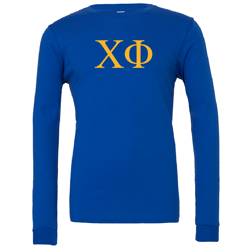 Chi Phi Lettered Long Sleeve T-Shirts