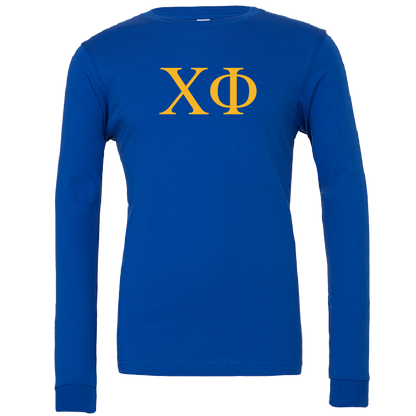 Chi Phi Lettered Long Sleeve T-Shirts