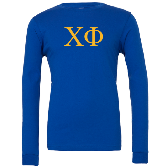 Chi Phi Lettered Long Sleeve T-Shirts