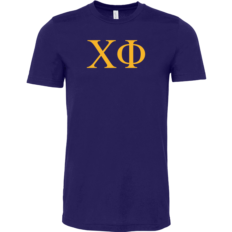 Chi Phi Lettered Short Sleeve T-Shirts