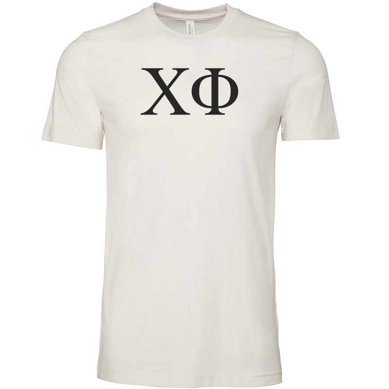 Chi Phi Lettered Short Sleeve T-Shirts