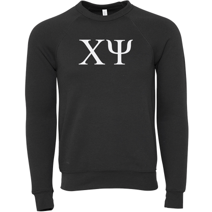 Chi Psi Crewneck Lettered Sweatshirts