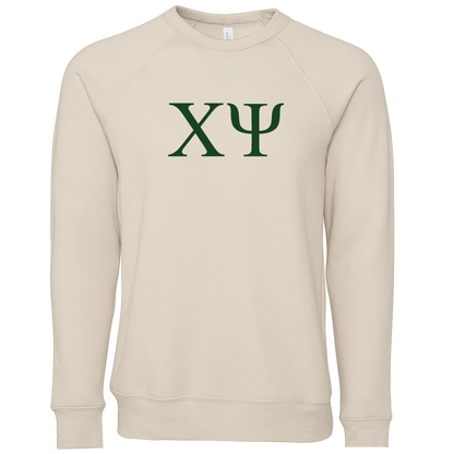 Chi Psi Crewneck Lettered Sweatshirts