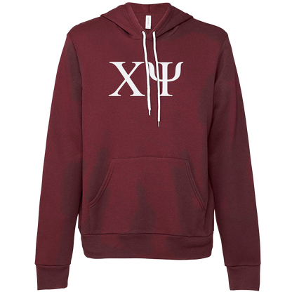 Chi Psi Lettered Hooded Sweatshirts