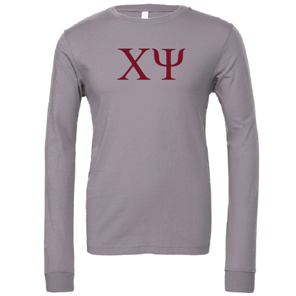 Chi Psi Lettered Long Sleeve T-Shirts