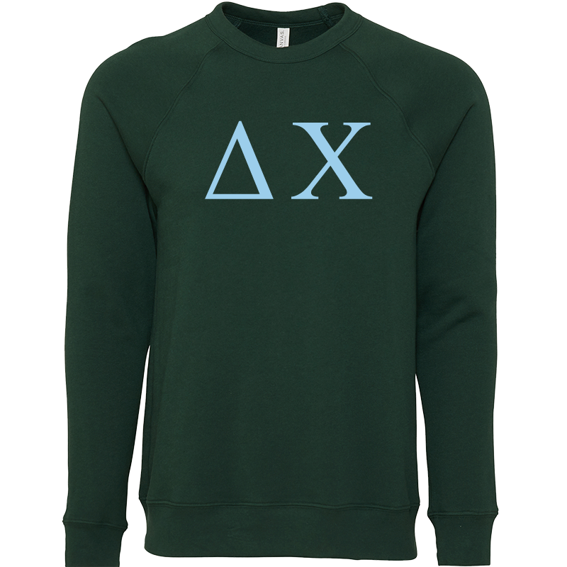 Delta Chi Lettered Crewneck Sweatshirts