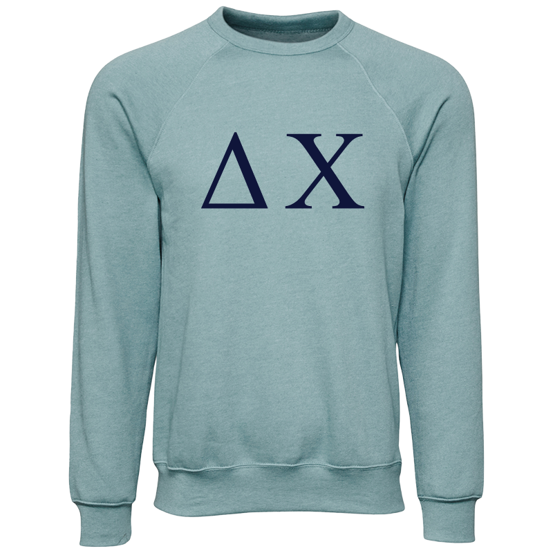 Delta Chi Lettered Crewneck Sweatshirts