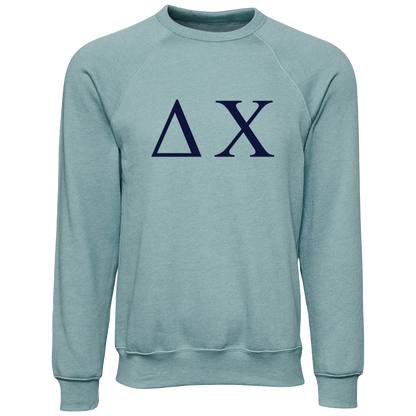 Delta Chi Lettered Crewneck Sweatshirts