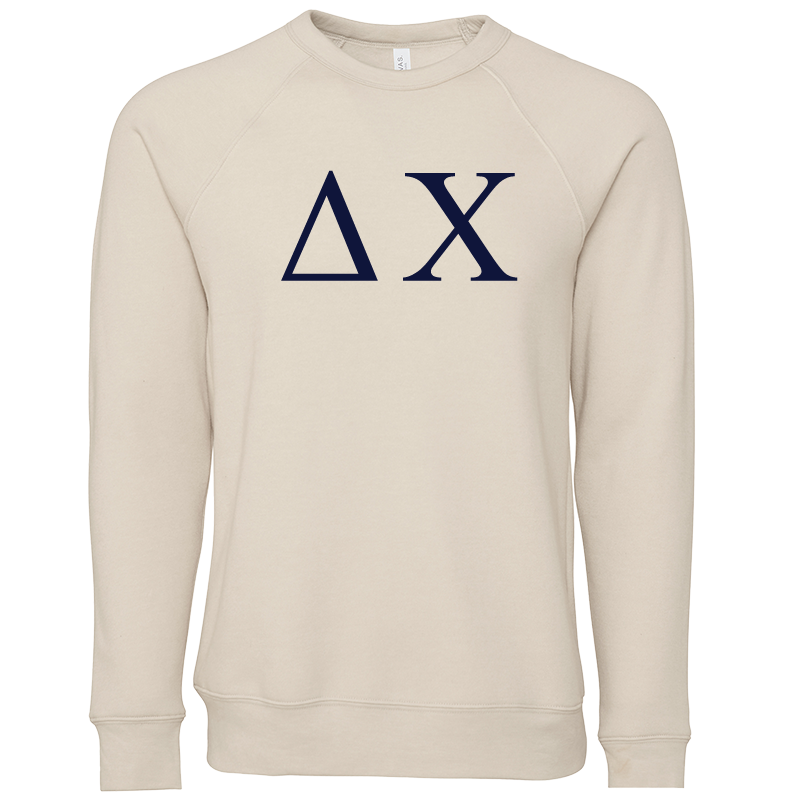 Delta Chi Lettered Crewneck Sweatshirts